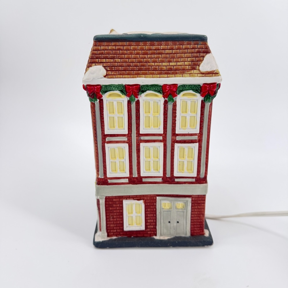 Vintage 1994 Coca-Cola Pharmacy Town Square House of Lloyd Christmas Village